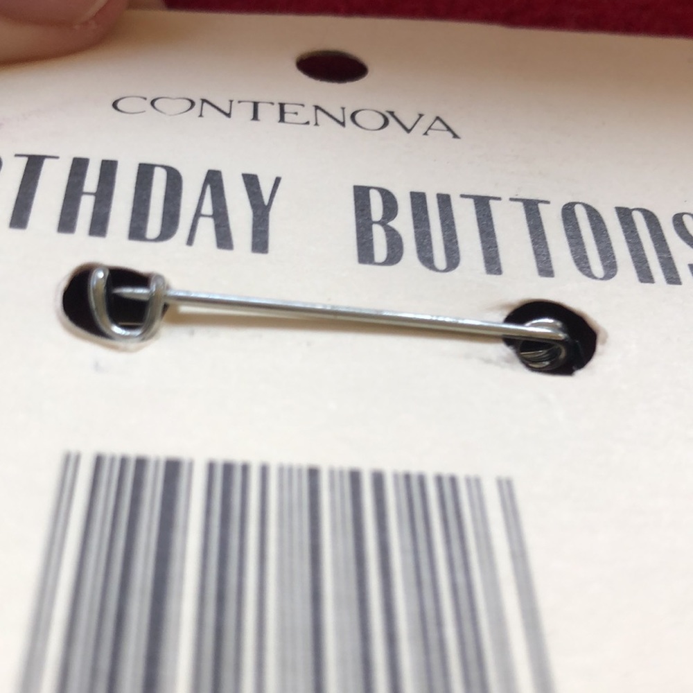 Vintage RACHEL’S BIRTHDAY button pin - Picture 7 of 7